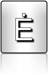 Hoofdletter E met punt boven ( Ė )